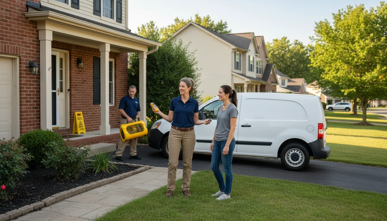 Water restoration image for Home Water Damage Repair in Nebo, WV